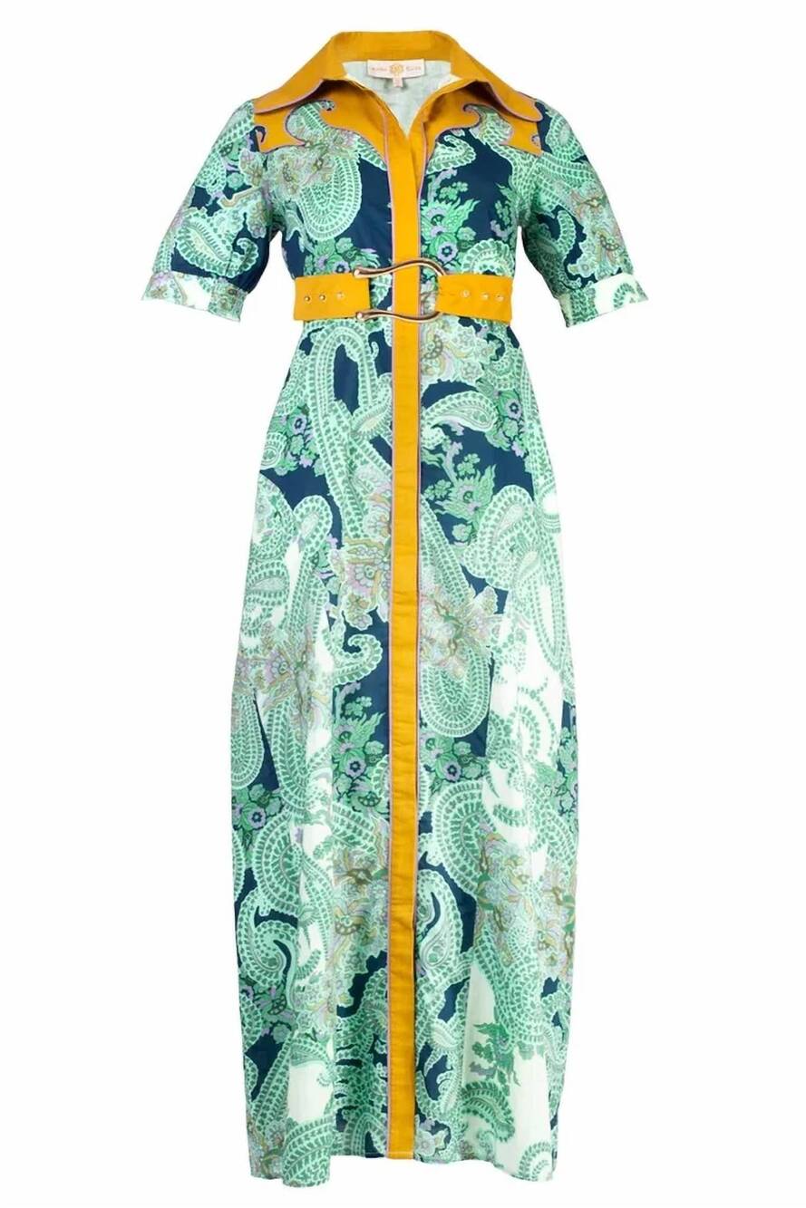 NEW ANNA CATE women's marley maxi dress in aqua